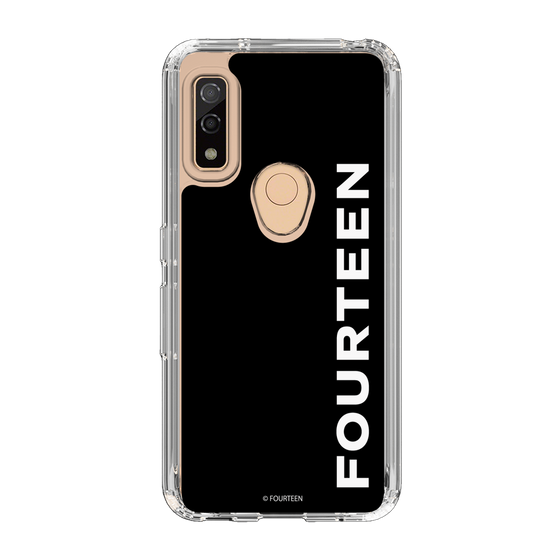 スリムプロテクションケース［ フォーティーン - フォーティーンロゴ - ブラック ］