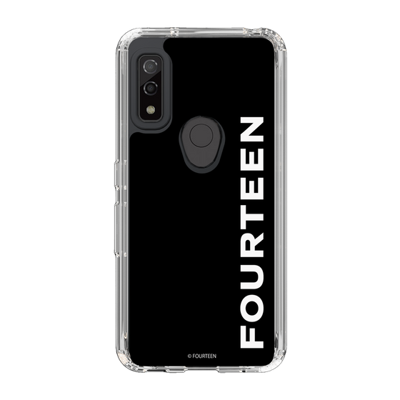 スリムプロテクションケース［ フォーティーン - フォーティーンロゴ - ブラック ］