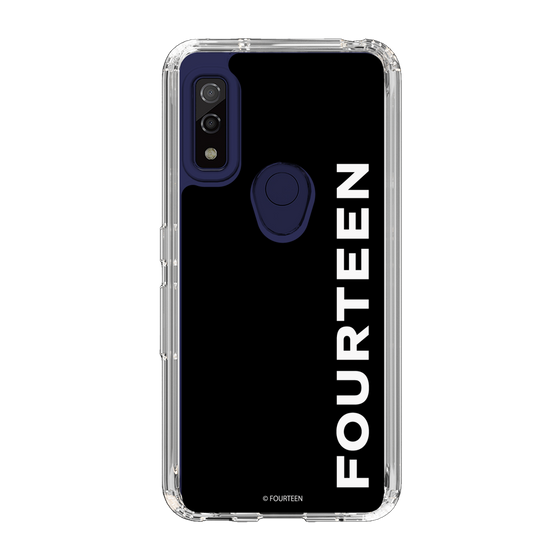 スリムプロテクションケース［ フォーティーン - フォーティーンロゴ - ブラック ］