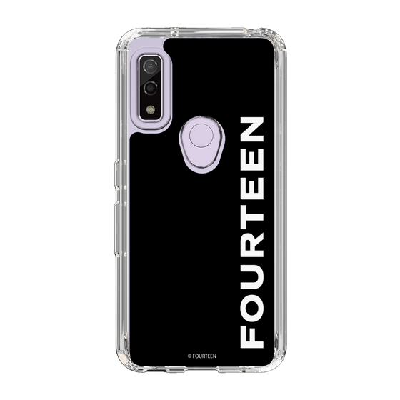 スリムプロテクションケース［ フォーティーン - フォーティーンロゴ - ブラック ］