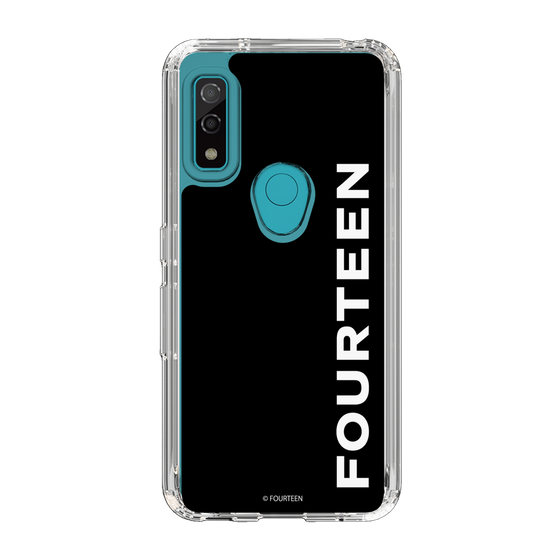 スリムプロテクションケース［ フォーティーン - フォーティーンロゴ - ブラック ］