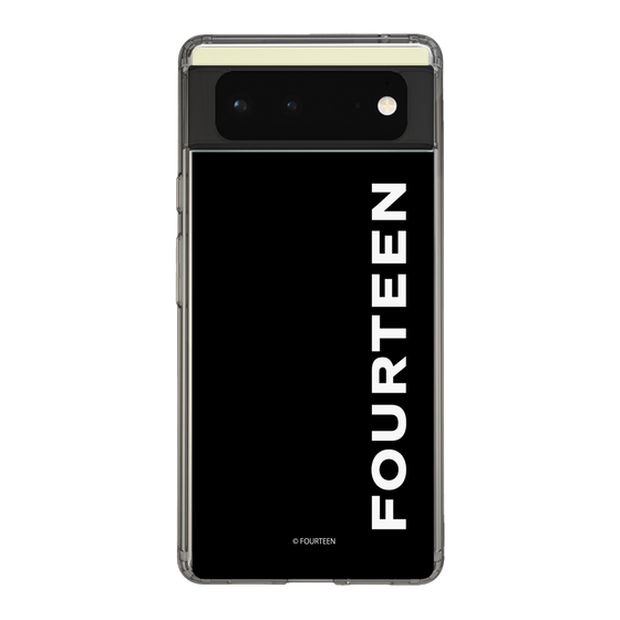 スリムプロテクションケース［ フォーティーン - フォーティーンロゴ - ブラック ］