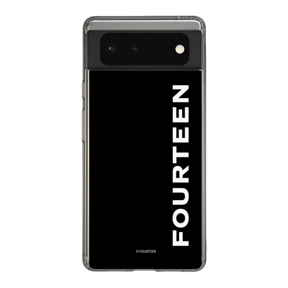 スリムプロテクションケース［ フォーティーン - フォーティーンロゴ - ブラック ］