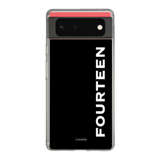 スリムプロテクションケース［ フォーティーン - フォーティーンロゴ - ブラック ］