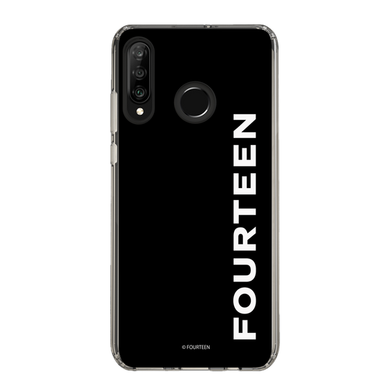 スリムプロテクションケース［ フォーティーン - フォーティーンロゴ - ブラック ］