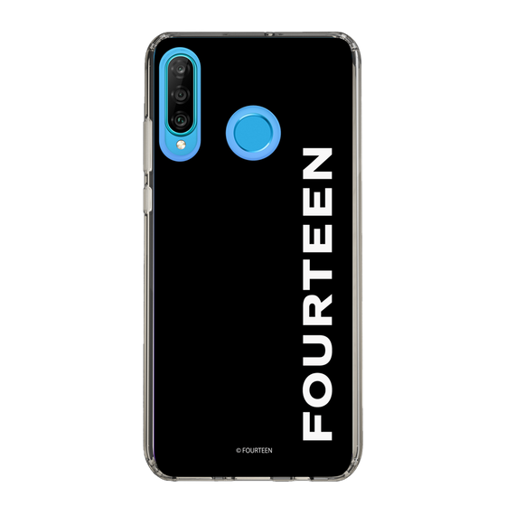 スリムプロテクションケース［ フォーティーン - フォーティーンロゴ - ブラック ］