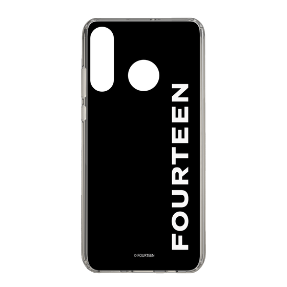 スリムプロテクションケース［ フォーティーン - フォーティーンロゴ - ブラック ］