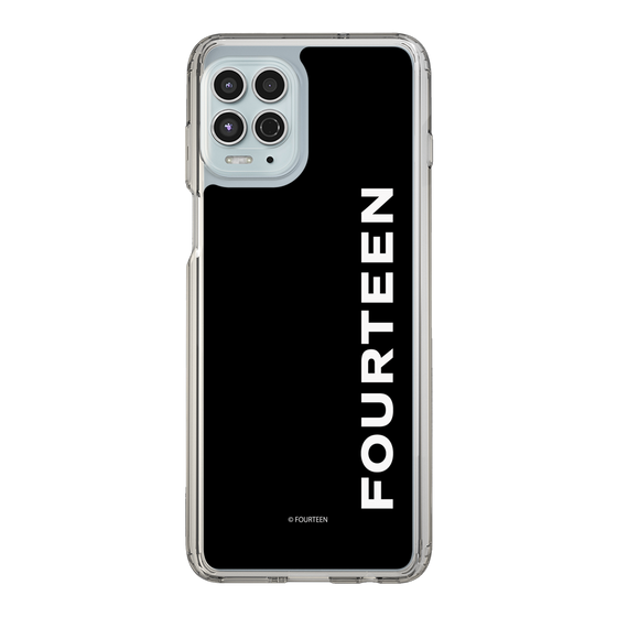 スリムプロテクションケース［ フォーティーン - フォーティーンロゴ - ブラック ］