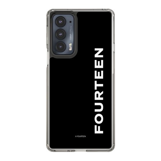 スリムプロテクションケース［ フォーティーン - フォーティーンロゴ - ブラック ］