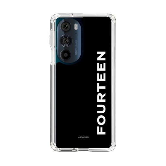 スリムプロテクションケース［ フォーティーン - フォーティーンロゴ - ブラック ］