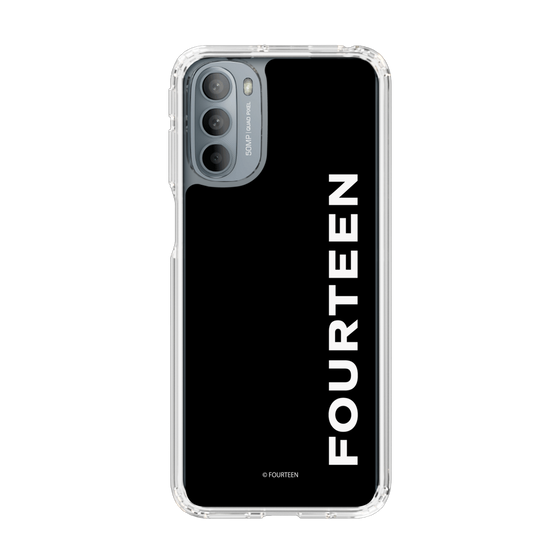 スリムプロテクションケース［ フォーティーン - フォーティーンロゴ - ブラック ］