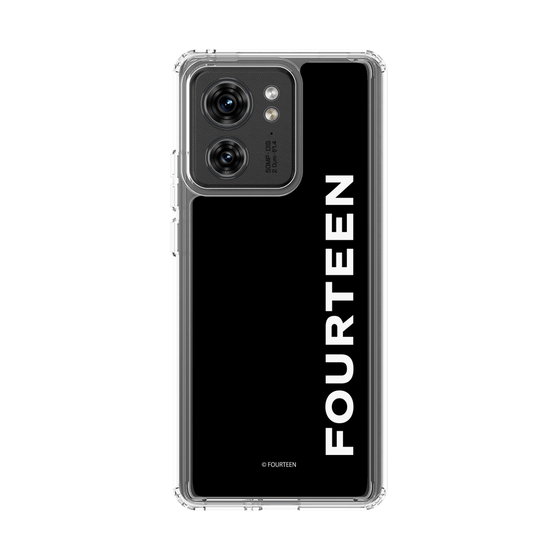 スリムプロテクションケース［ フォーティーン - フォーティーンロゴ - ブラック ］