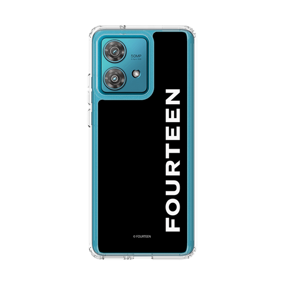 スリムプロテクションケース［ フォーティーン - フォーティーンロゴ - ブラック ］