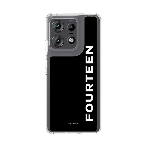 スリムプロテクションケース［ フォーティーン - フォーティーンロゴ - ブラック ］