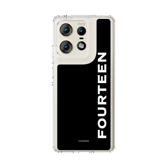 スリムプロテクションケース［ フォーティーン - フォーティーンロゴ - ブラック ］