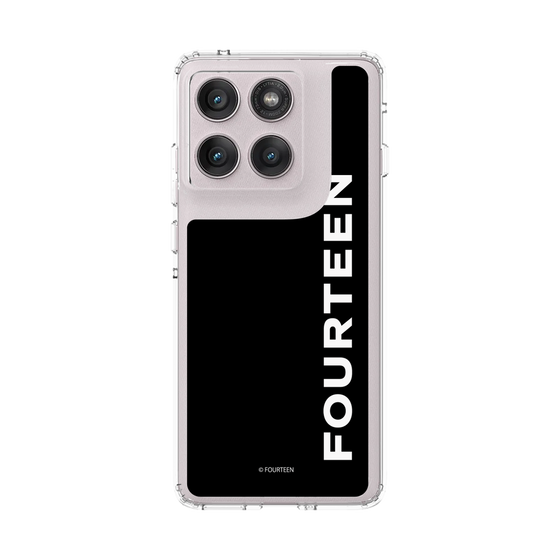 スリムプロテクションケース［ フォーティーン - フォーティーンロゴ - ブラック ］