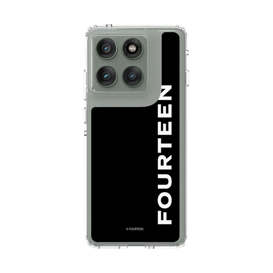 スリムプロテクションケース［ フォーティーン - フォーティーンロゴ - ブラック ］