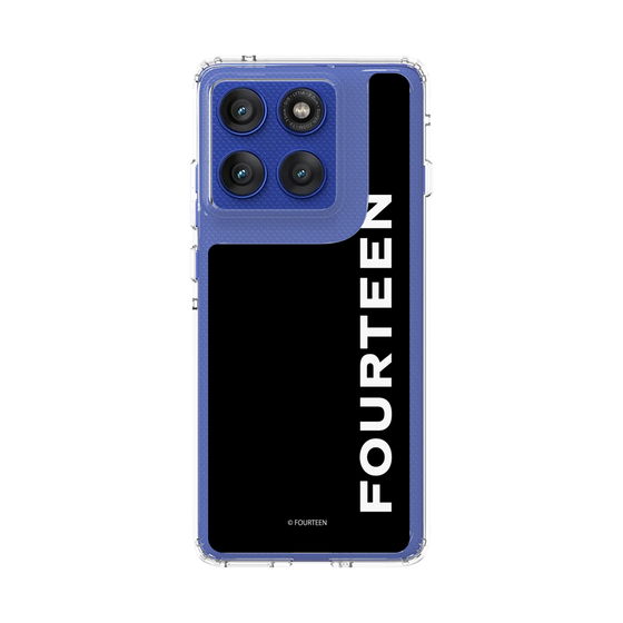 スリムプロテクションケース［ フォーティーン - フォーティーンロゴ - ブラック ］