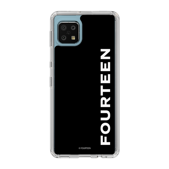 スリムプロテクションケース［ フォーティーン - フォーティーンロゴ - ブラック ］