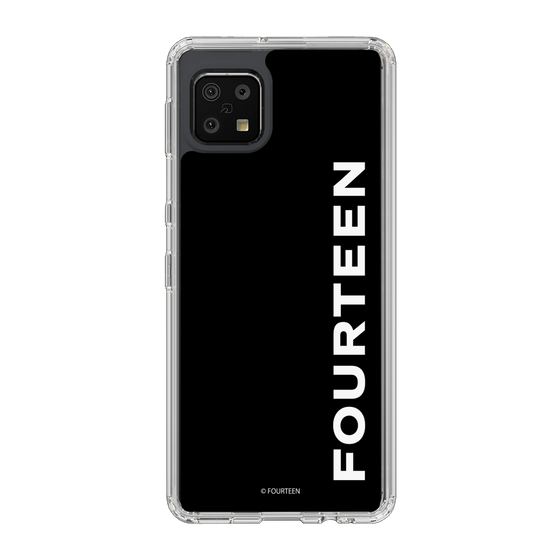 スリムプロテクションケース［ フォーティーン - フォーティーンロゴ - ブラック ］