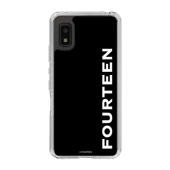 スリムプロテクションケース［ フォーティーン - フォーティーンロゴ - ブラック ］