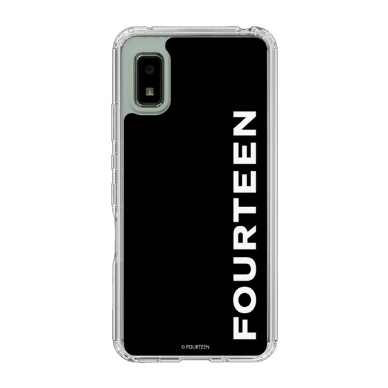 スリムプロテクションケース［ フォーティーン - フォーティーンロゴ - ブラック ］