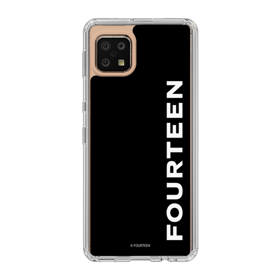 スリムプロテクションケース［ フォーティーン - フォーティーンロゴ - ブラック ］