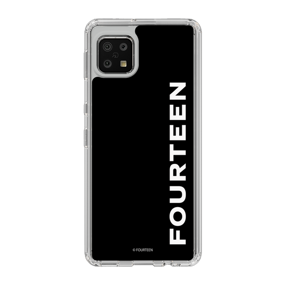 スリムプロテクションケース［ フォーティーン - フォーティーンロゴ - ブラック ］