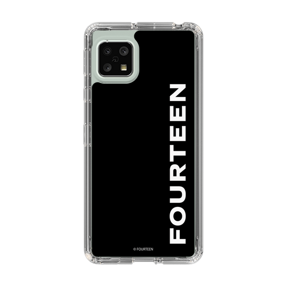 スリムプロテクションケース［ フォーティーン - フォーティーンロゴ - ブラック ］