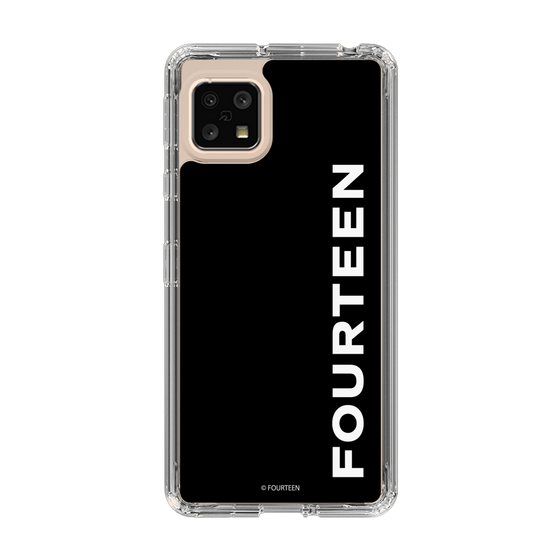 スリムプロテクションケース［ フォーティーン - フォーティーンロゴ - ブラック ］