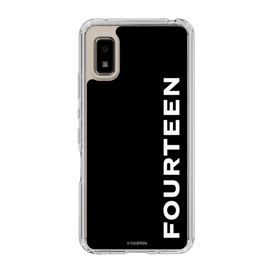 スリムプロテクションケース［ フォーティーン - フォーティーンロゴ - ブラック ］