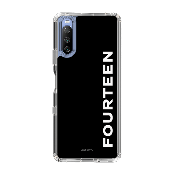 スリムプロテクションケース［ フォーティーン - フォーティーンロゴ - ブラック ］