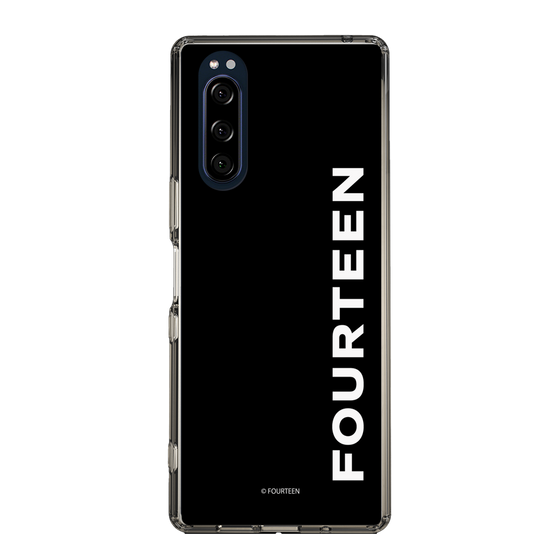 スリムプロテクションケース［ フォーティーン - フォーティーンロゴ - ブラック ］