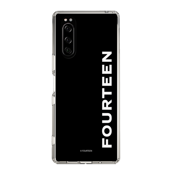 スリムプロテクションケース［ フォーティーン - フォーティーンロゴ - ブラック ］