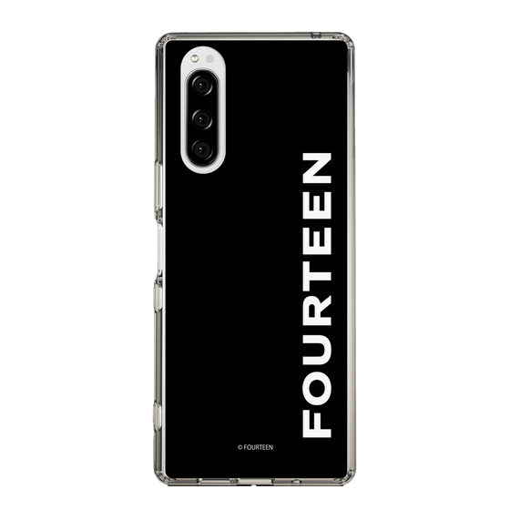 スリムプロテクションケース［ フォーティーン - フォーティーンロゴ - ブラック ］