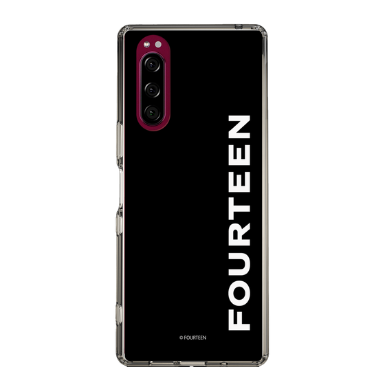 スリムプロテクションケース［ フォーティーン - フォーティーンロゴ - ブラック ］