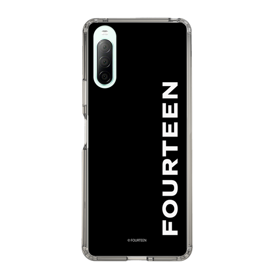 スリムプロテクションケース［ フォーティーン - フォーティーンロゴ - ブラック ］