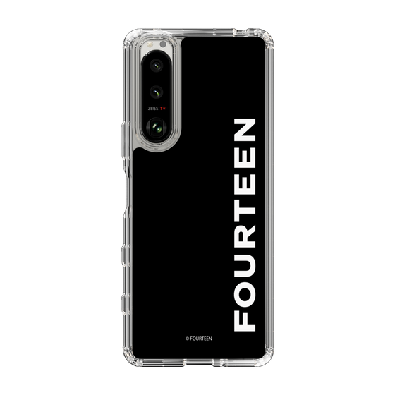 スリムプロテクションケース［ フォーティーン - フォーティーンロゴ - ブラック ］