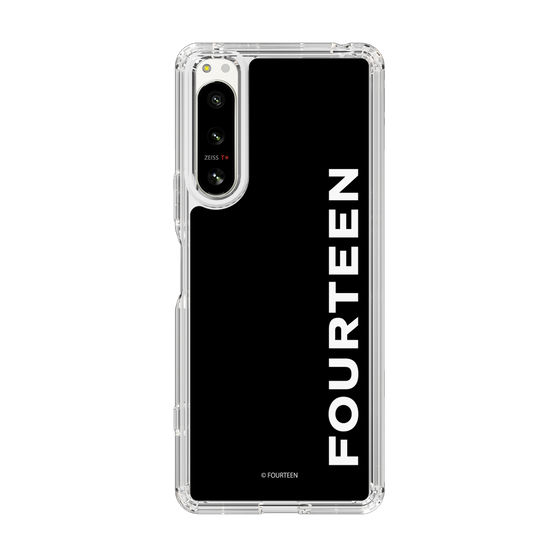 スリムプロテクションケース［ フォーティーン - フォーティーンロゴ - ブラック ］