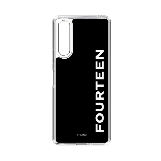 スリムプロテクションケース［ フォーティーン - フォーティーンロゴ - ブラック ］