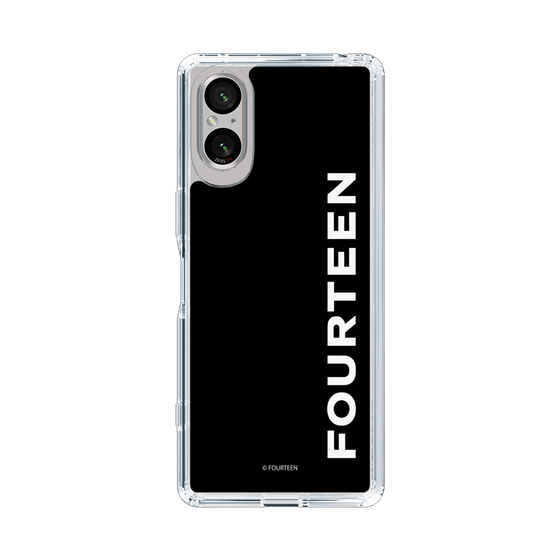 スリムプロテクションケース［ フォーティーン - フォーティーンロゴ - ブラック ］