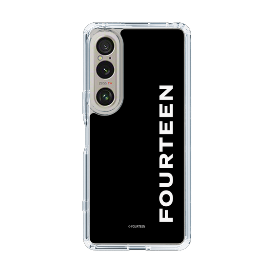 スリムプロテクションケース［ フォーティーン - フォーティーンロゴ - ブラック ］