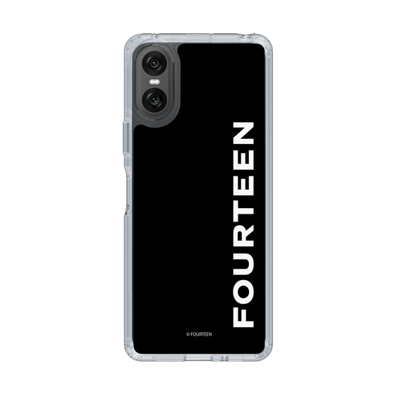 スリムプロテクションケース［ フォーティーン - フォーティーンロゴ - ブラック ］