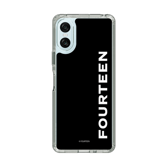 スリムプロテクションケース［ フォーティーン - フォーティーンロゴ - ブラック ］