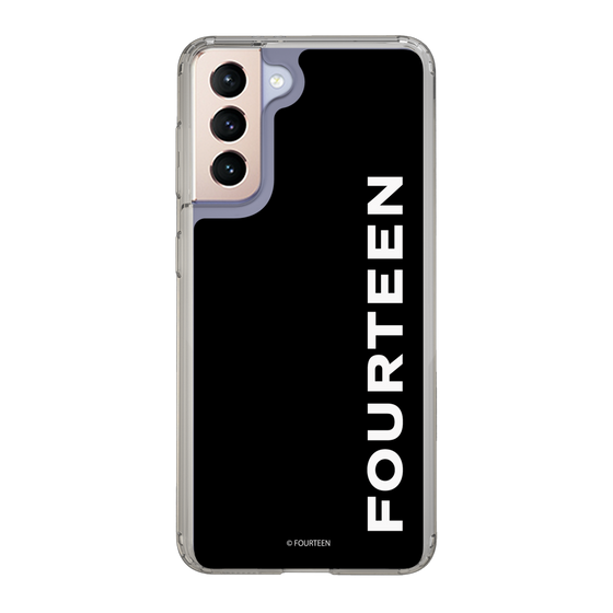 スリムプロテクションケース［ フォーティーン - フォーティーンロゴ - ブラック ］