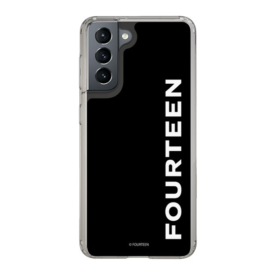 スリムプロテクションケース［ フォーティーン - フォーティーンロゴ - ブラック ］