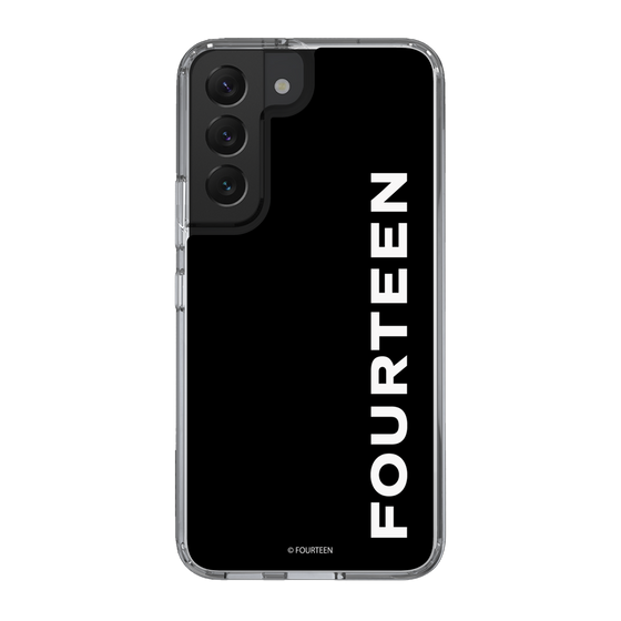 スリムプロテクションケース［ フォーティーン - フォーティーンロゴ - ブラック ］