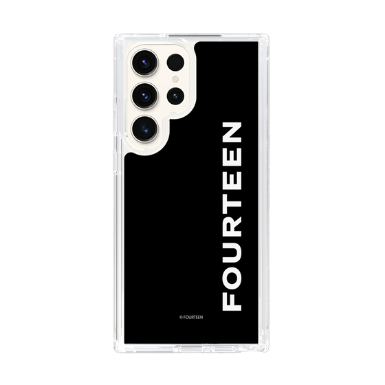 スリムプロテクションケース［ フォーティーン - フォーティーンロゴ - ブラック ］