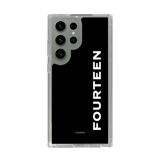 スリムプロテクションケース［ フォーティーン - フォーティーンロゴ - ブラック ］