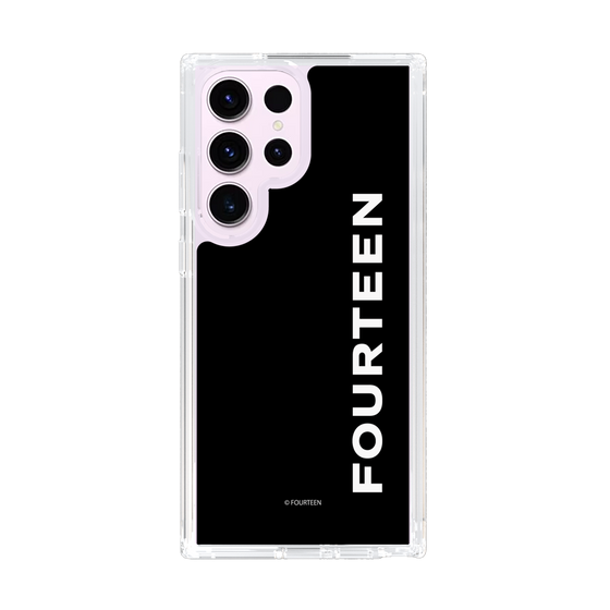 スリムプロテクションケース［ フォーティーン - フォーティーンロゴ - ブラック ］